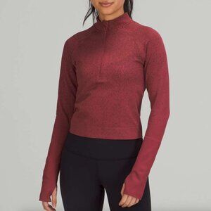 Lululemon Rest Less Cropped Half Zip